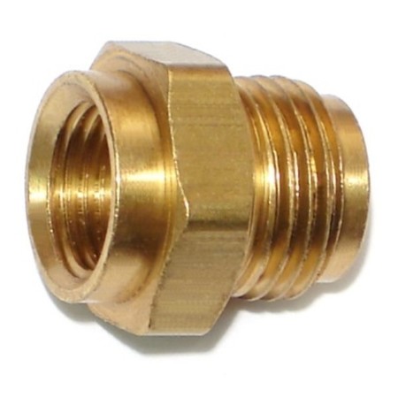 MIDWEST FASTENER 5/16FIP x 3/8MIP Brass Conversion Adapters 4PK 76373